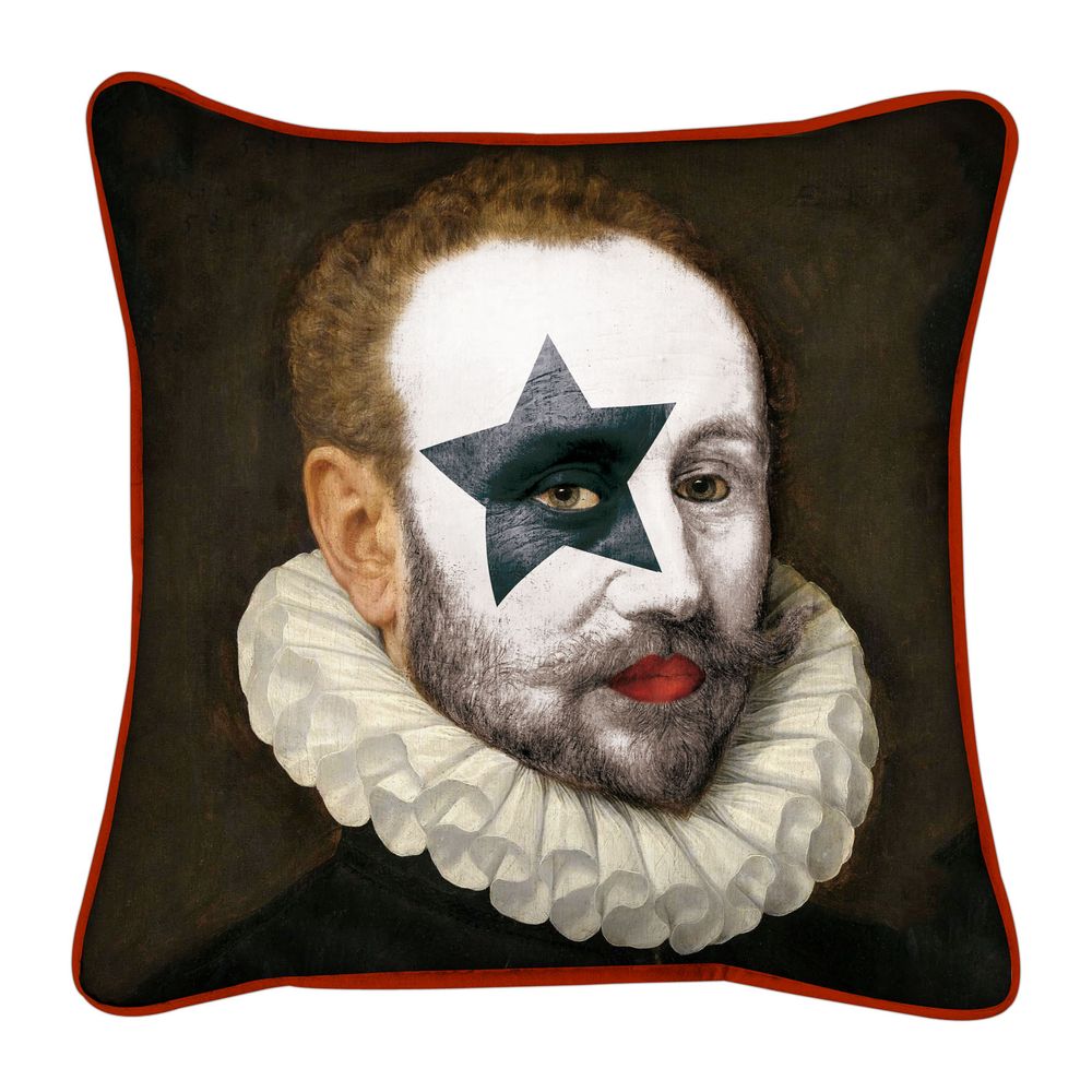 Coussins textile - Coussins Portraits Historiques - BLUE SHAKER