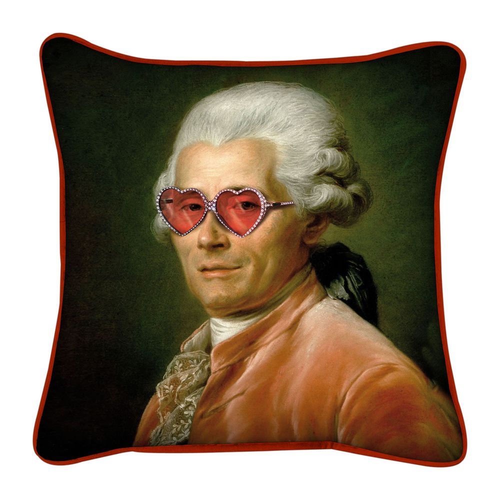 Coussins textile - Coussins Portraits Historiques - BLUE SHAKER