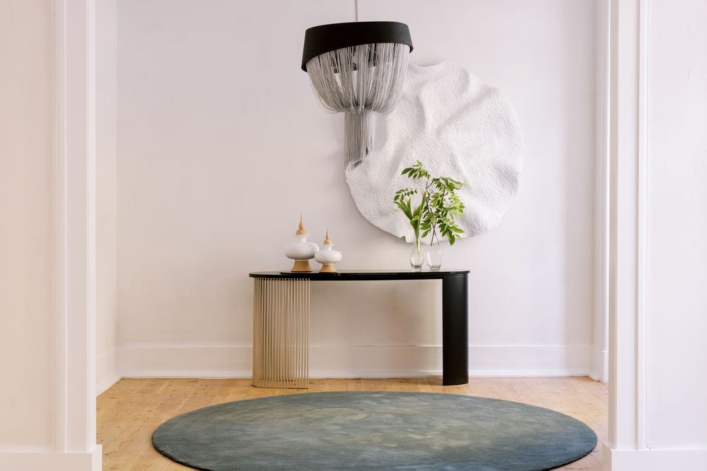 Console table - Modern Castelo Console Table, Black, Marble, Handmade in Portugal by Greenapple - GREENAPPLE DESIGN INTERIORS