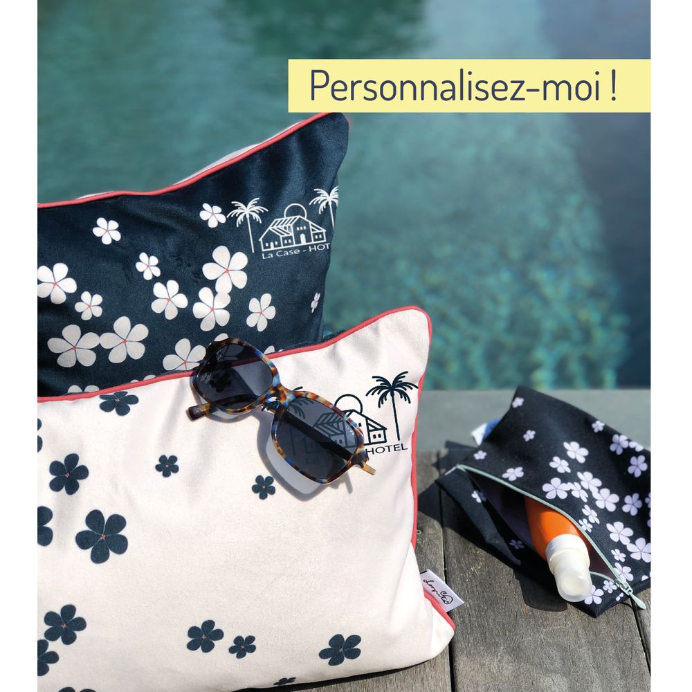 Coussins textile - Coussin Velours TOTALEMENT PERSONNALISABLE - LOOPITA