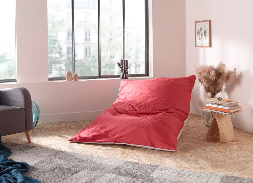 Poufs - [intérieur] Pouf Le Grand Rouge - LA TETE DANS LES NUAGES