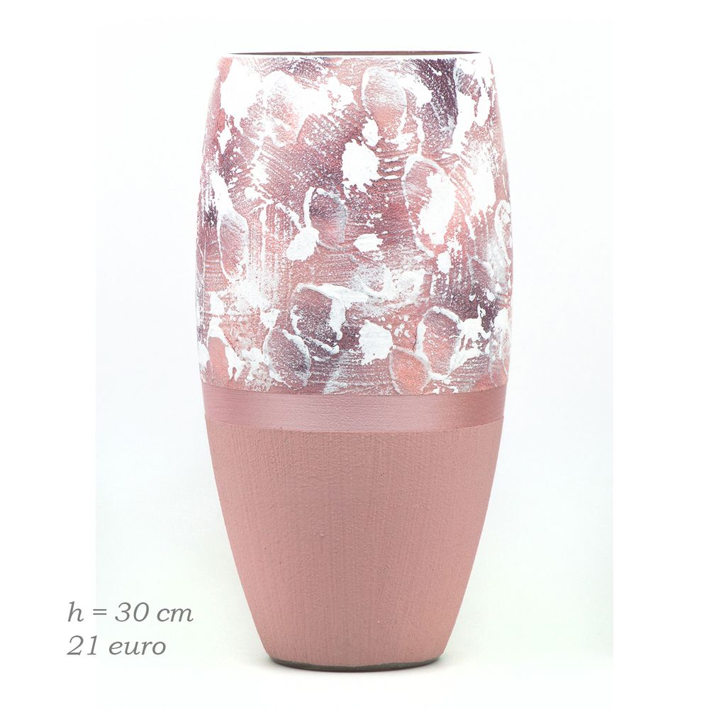 Vases - Art decorated glass barrel vase for flowers - 7ART SP. Z O.O.