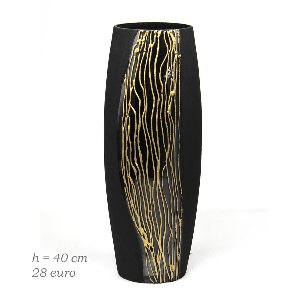 Vases - Art decorated glass barrel vase for flowers - 7ART SP. Z O.O.