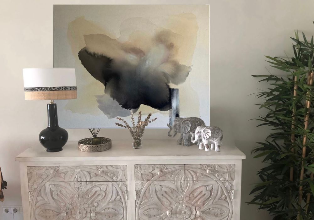 Paintings - Acrylic on raw canvas -Original painting- - ATELIER COSTÀ