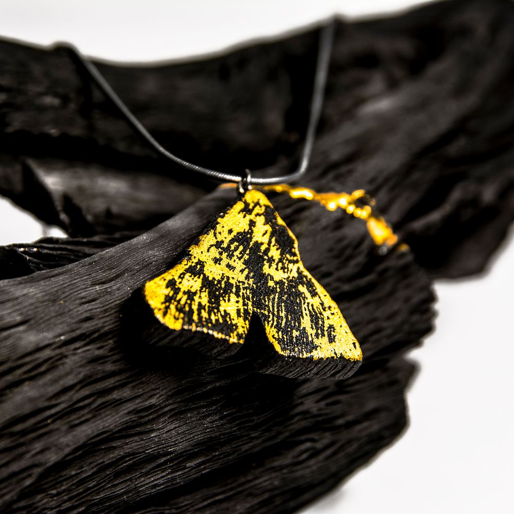 Bijoux - Collier KIN-FUJI & Collier KIN-MOJI - CHARCOAL ESKIMEÏT