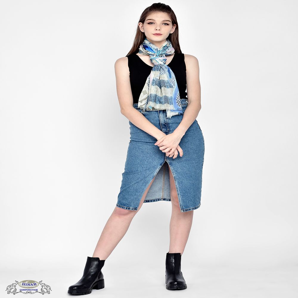 Scarves - PURE SILK SCARF. - HINAR CORPORATION