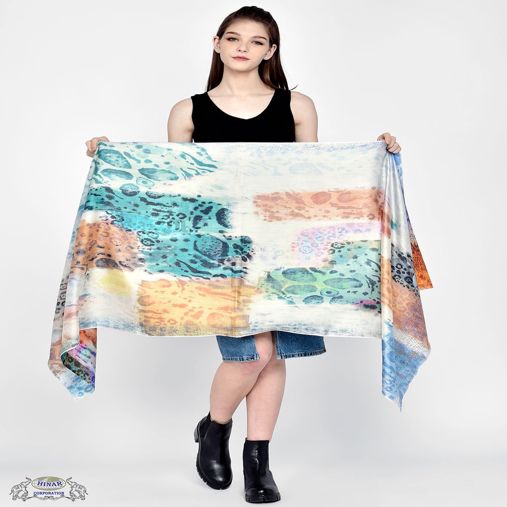 Scarves - PURE SILK SCARF. - HINAR CORPORATION