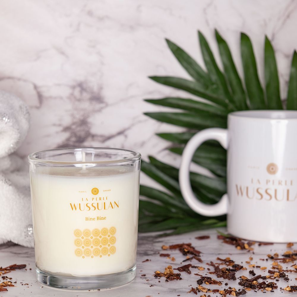 Objets de décoration - Bougie parfumée de 190 g de cire naturelle Bine Bine - LA PERLE WUSSULAN