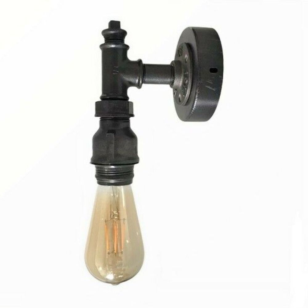 Wall lamps - Vintage industrial style metal wall light - L'ATELIER DES CREATEURS