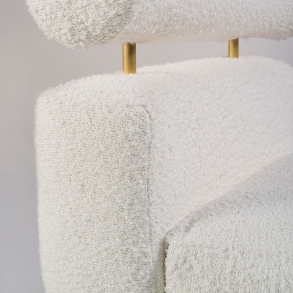 Fauteuils - Fauteuil Greenapple, Fauteuil Mel, Bouclé - GREENAPPLE DESIGN INTERIORS