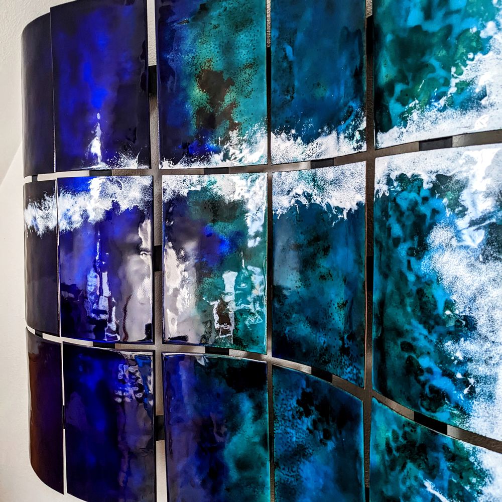 Other wall decoration - Wall decoration - BELHARRA - ANNE DE LA FORGE EMAILLEUR SUR CUIVRE