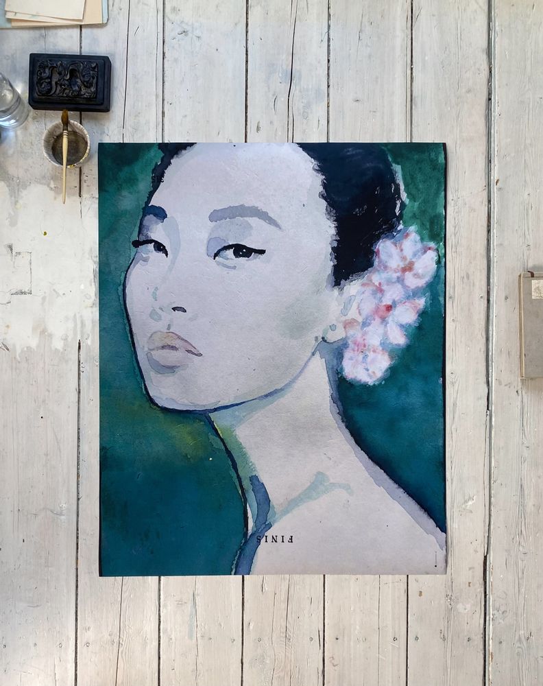 Paintings - KOREAN FLOWERS Wall hanging - TINYSTORIES