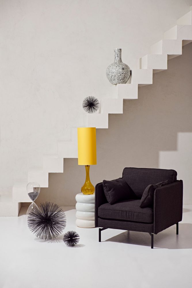 Sofas - Fauteuil - PPno.2 - Smooth fabric - Dark Grey - POLSPOTTEN