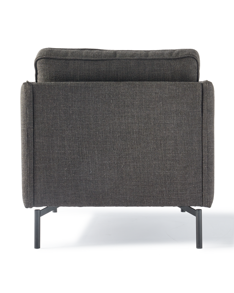 Sofas - Fauteuil - PPno.2 - Smooth fabric - Dark Grey - POLSPOTTEN