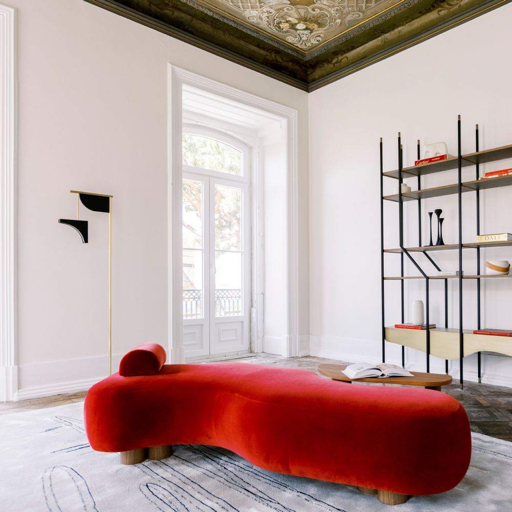 Floor lamps - Greenapple Floor Lamp, Opposite Floor Lamp, Black, Handmade in Portugal - GREENAPPLE DESIGN INTERIORS