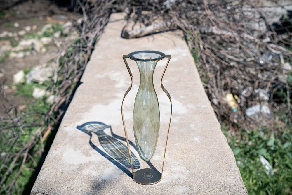 Vases - Droplet Tall Vase - Menta - KITBOX DESIGN