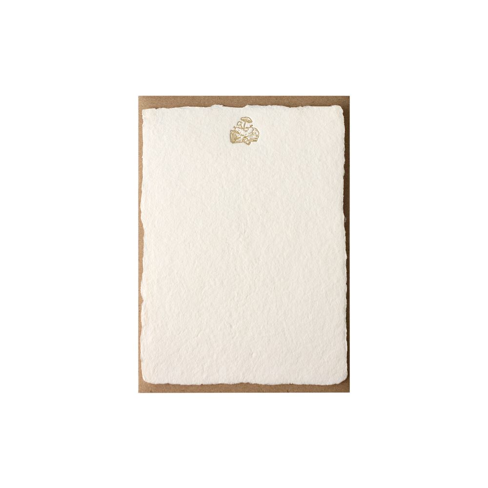 Papeterie - Carte typographique en papier fait main Deckled Note - OBLATION PAPERS AND PRESS