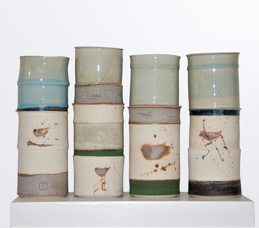 Vases - Vase "Bambou" - BLEU TERRE