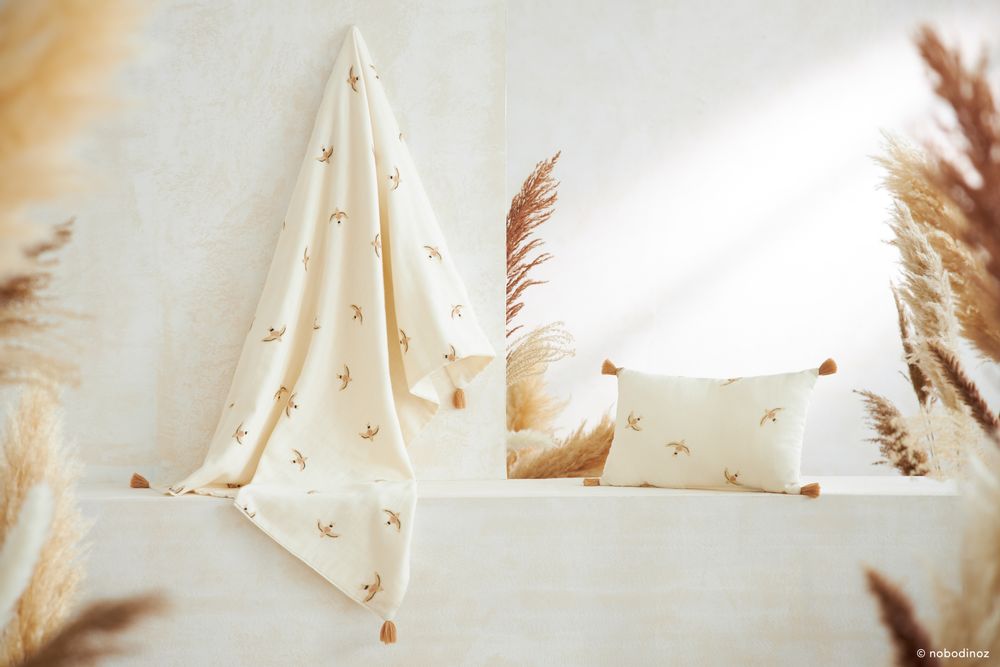Bath towels - Haiku bird - NOBODINOZ