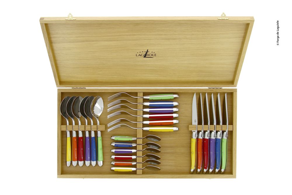 Ménagères - Ménagère 24 pièces assorties - FORGE DE LAGUIOLE