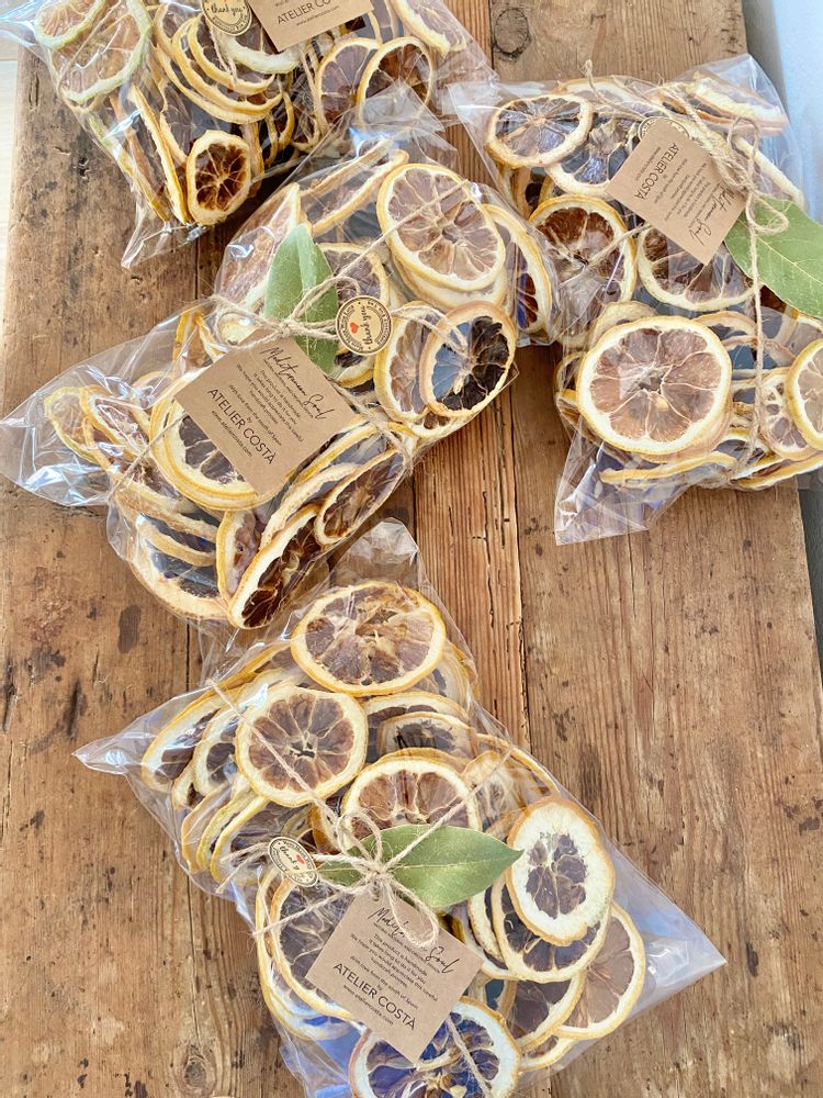 Scents - Dehydrated Organic Lemon Sachets - ATELIER COSTÀ