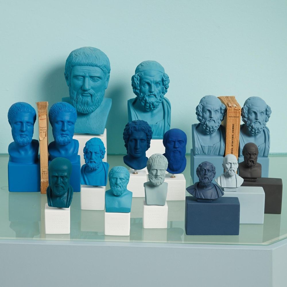 Sculptures, statuettes et miniatures - Statues philosophes grecs - SOPHIA ENJOY THINKING