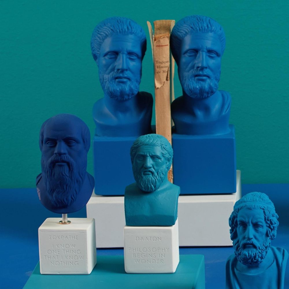 Sculptures, statuettes et miniatures - Statues philosophes grecs - SOPHIA ENJOY THINKING