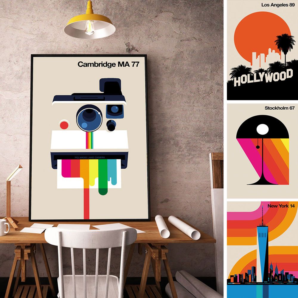 Poster - Bo Lundberg Collection - Cambridge - BLUE SHAKER
