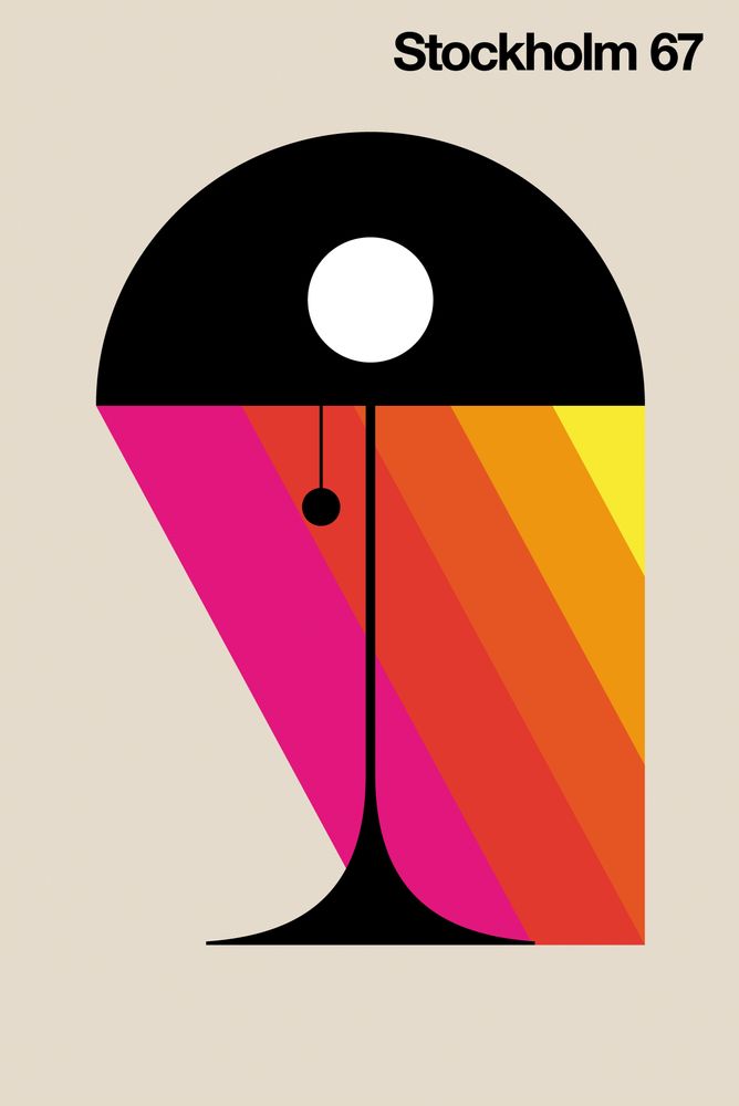 Poster - Bo Lundberg Collection - Cambridge - BLUE SHAKER