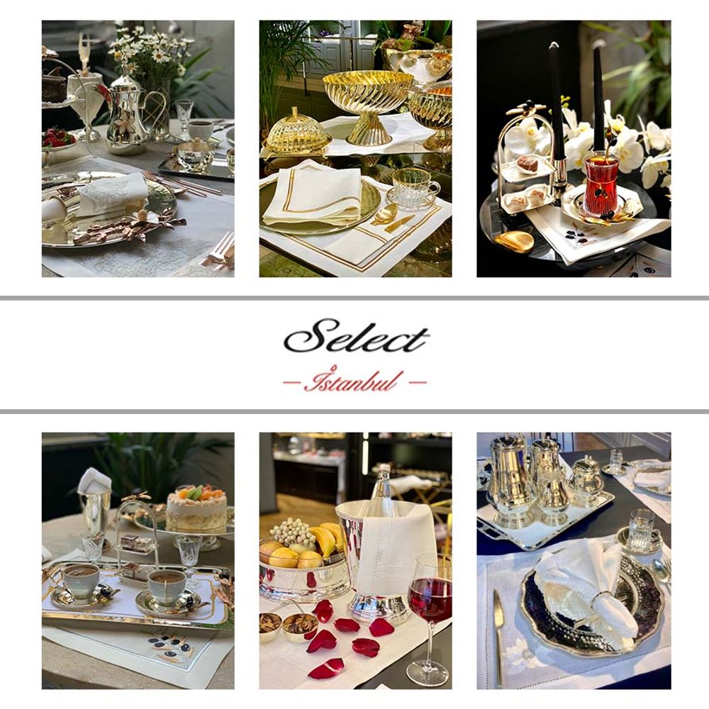 Assiettes au quotidien - COLLECTION DE COUCHES DE TABLES - SELECT ISTANBUL