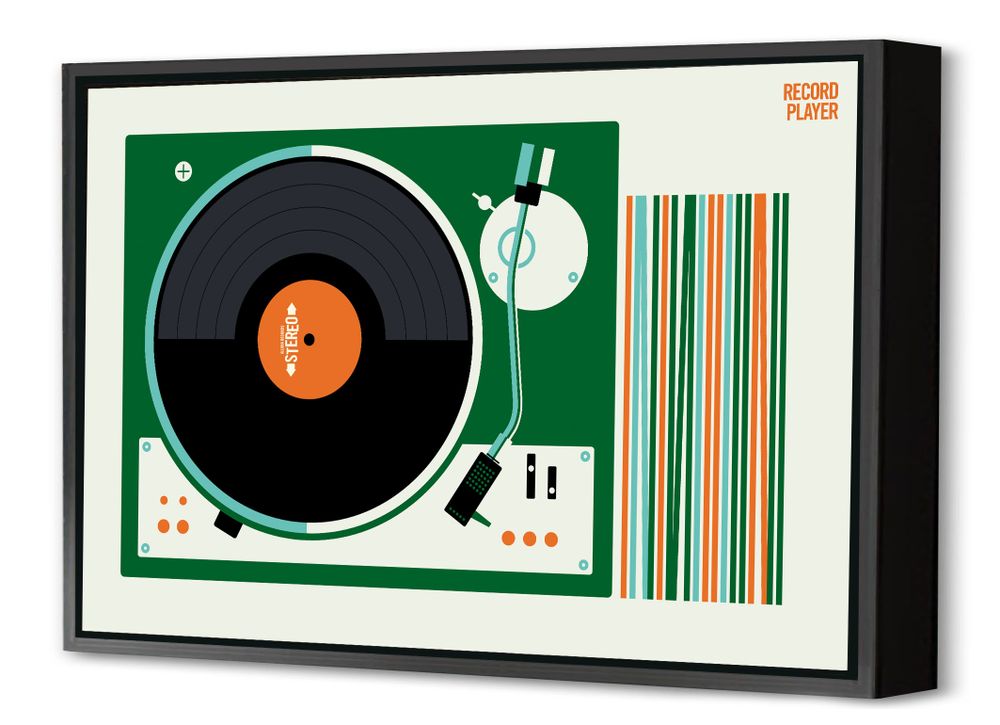 Affiches - Collection Bo Lundberg - Record Player - BLUE SHAKER