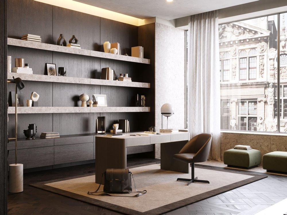 Chairs - Loren Home Office Chair - LASKASAS