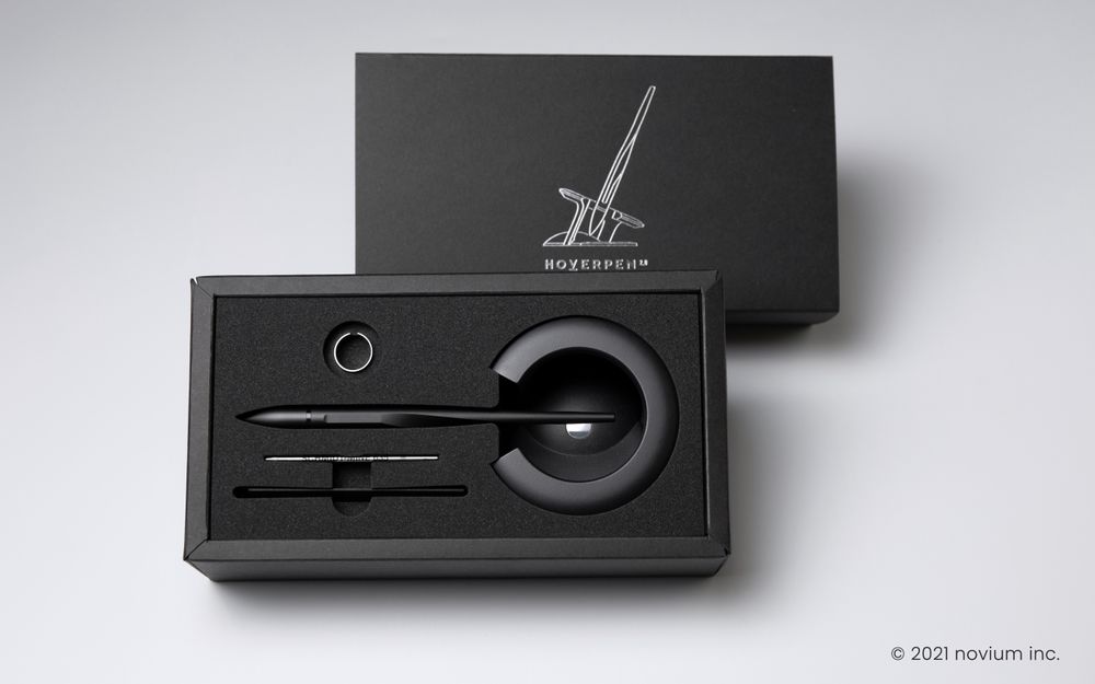 Stylos, feutres et crayons - The Hoverpen 2.0 Interstellar Edition, or 18 carats - NOVIUM TAIWAN INC.
