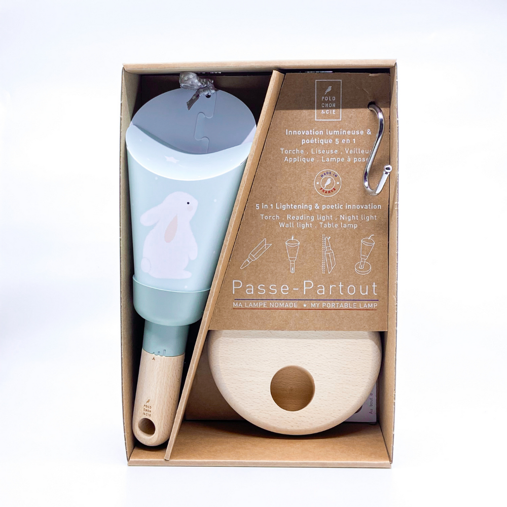 Children's decorative items - Nomad Lamp Set\" Passe-Partout\” Star Rabbit - ZÜ - MAISON POLOCHON