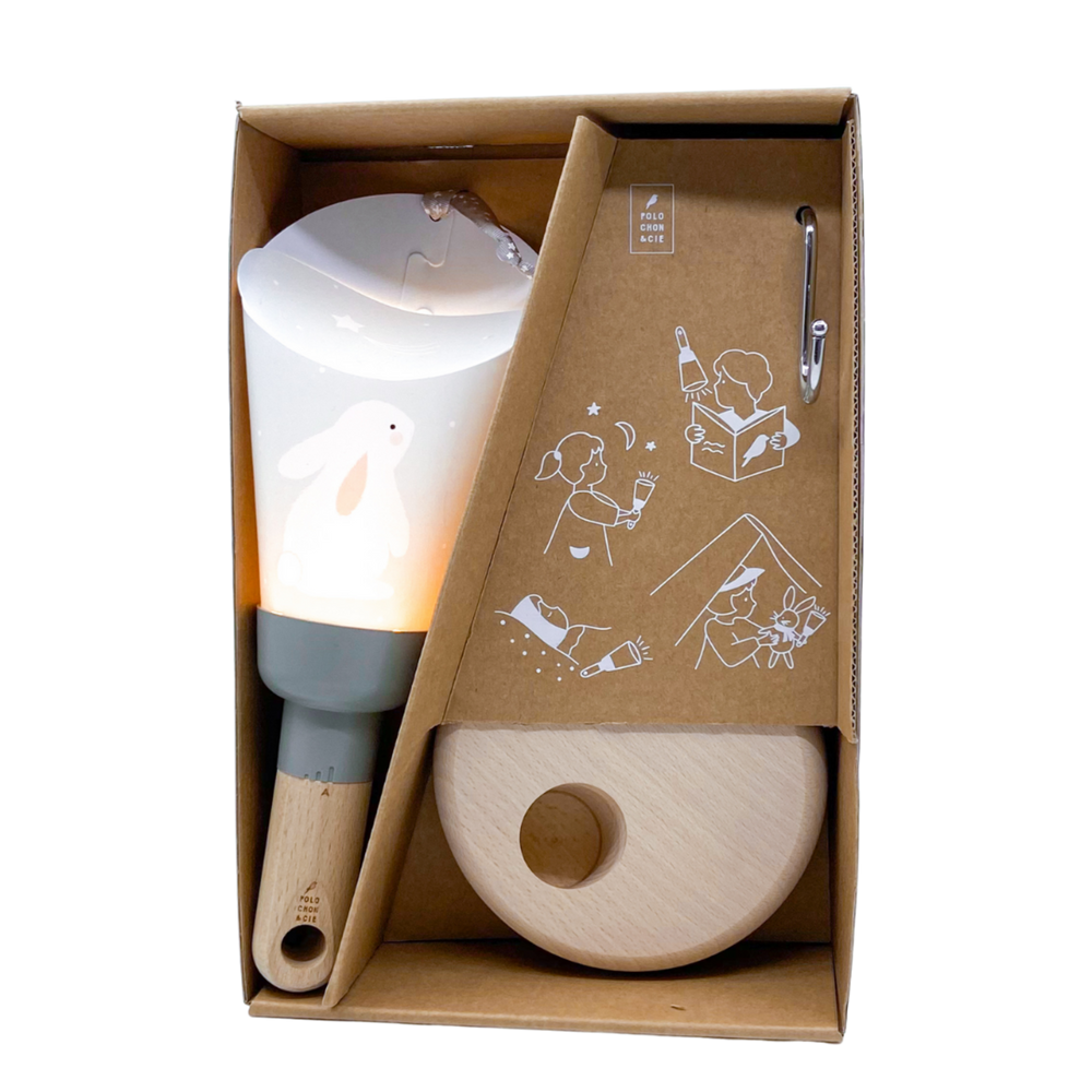 Children's decorative items - Nomad Lamp Set\" Passe-Partout\” Star Rabbit - ZÜ - MAISON POLOCHON