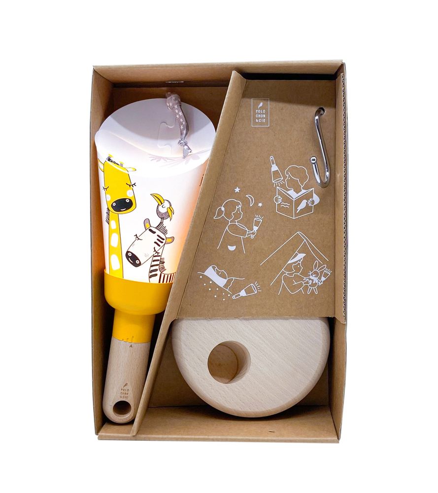 Children's decorative items - Giraffes “Passe-Partout” Nomad Lamp Box - MAISON POLOCHON