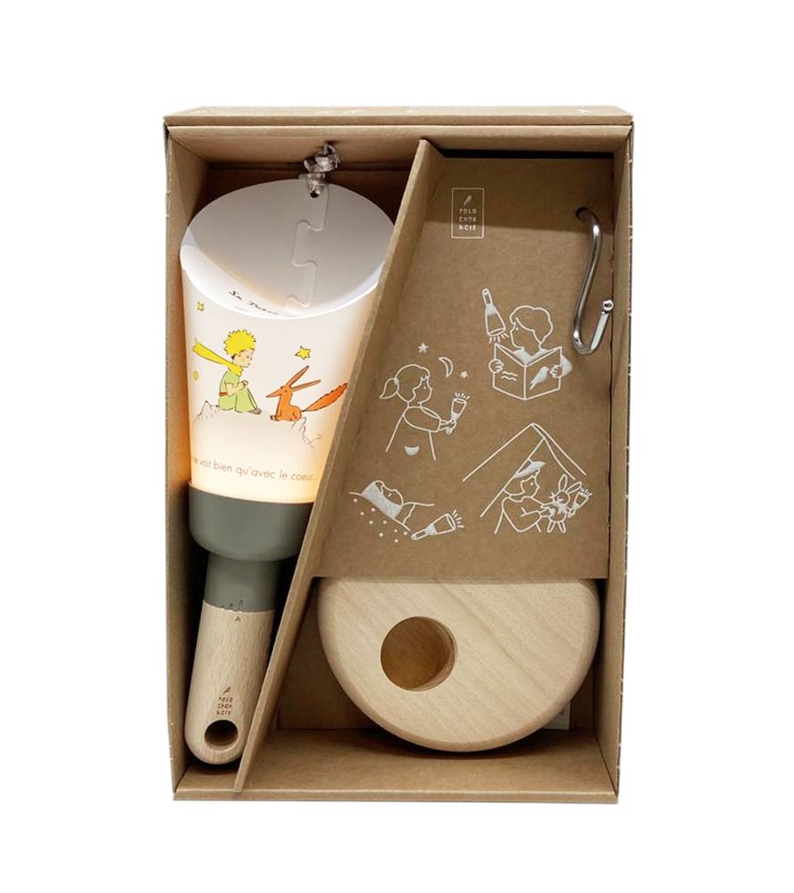 Objets déco enfant - Coffret Lampe Nomade "Passe-Partout" Le petit prince et le renard - MAISON POLOCHON
