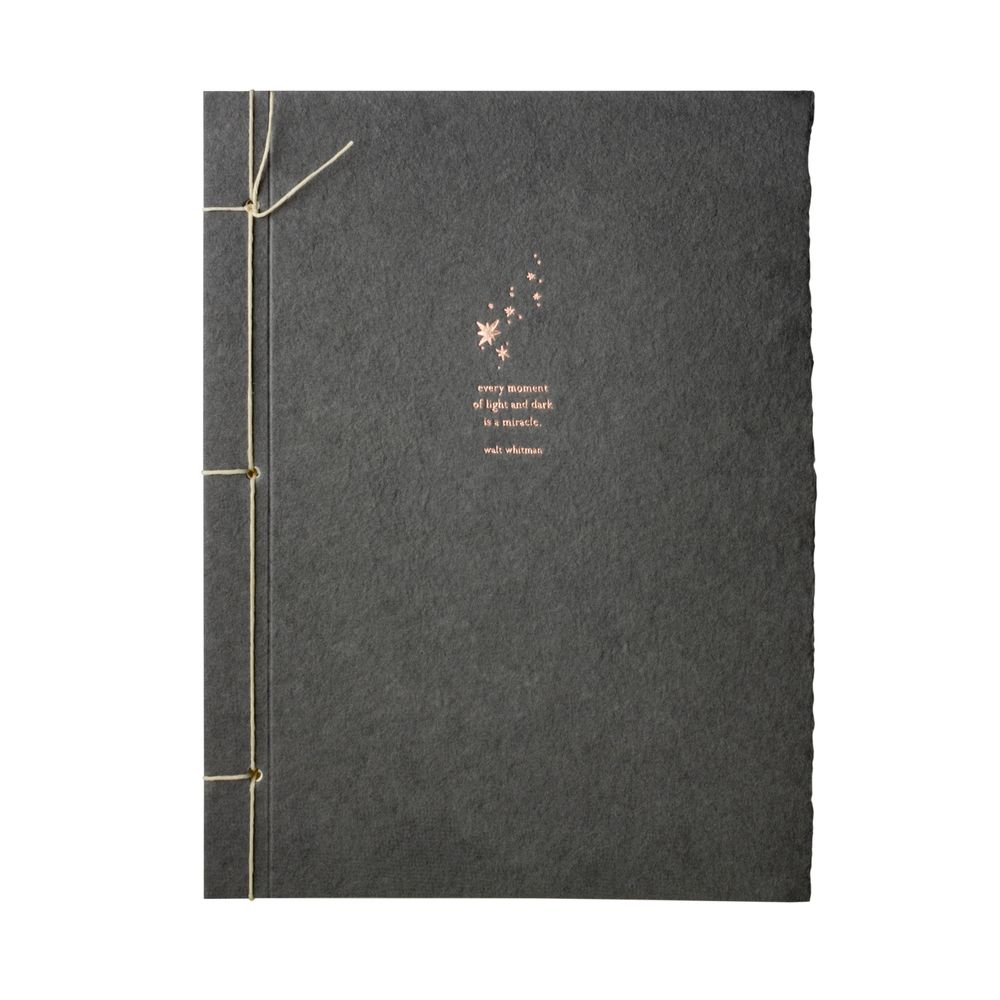 Stationery - Walt Whitman Handmade Paper Letterpress Inspiration Journal - OBLATION PAPERS AND PRESS