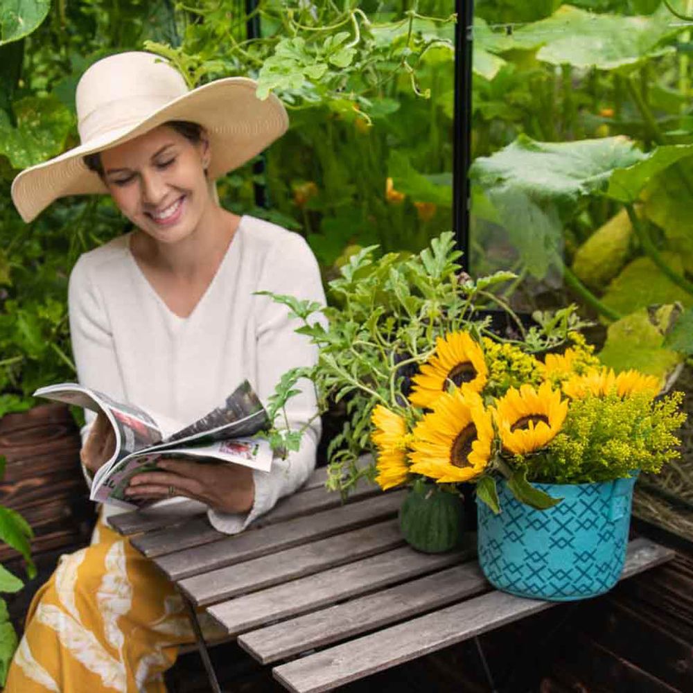 Flower pots - Pot & Cover - Sky Blue 3L - VILIKKALA