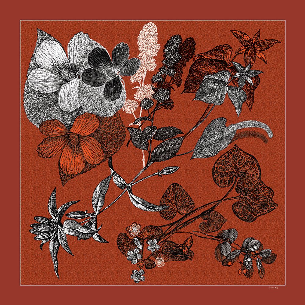 Scarves - Selene Cotton & Silk Scarf - MONT KIJI