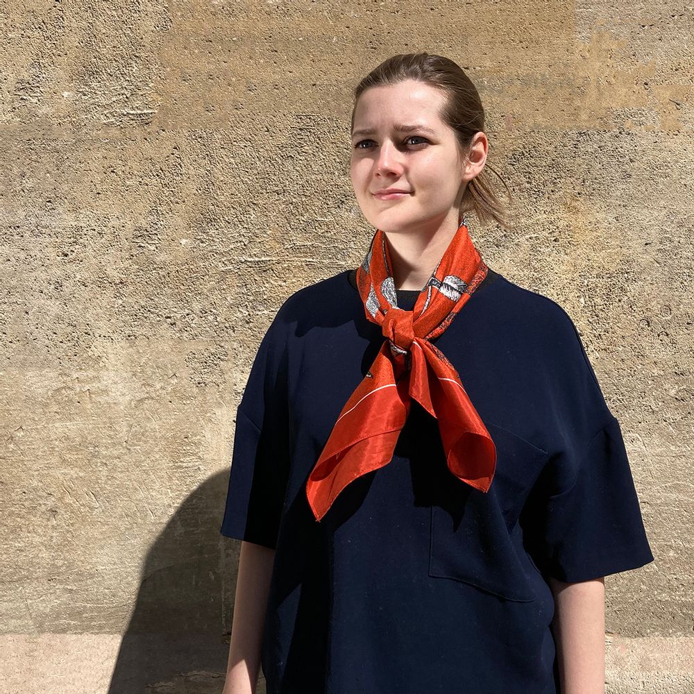 Scarves - Selene Cotton & Silk Scarf - MONT KIJI