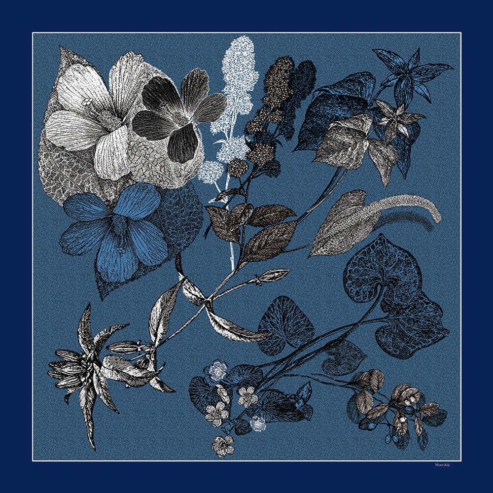Scarves - Selene Cotton & Silk Scarf - MONT KIJI