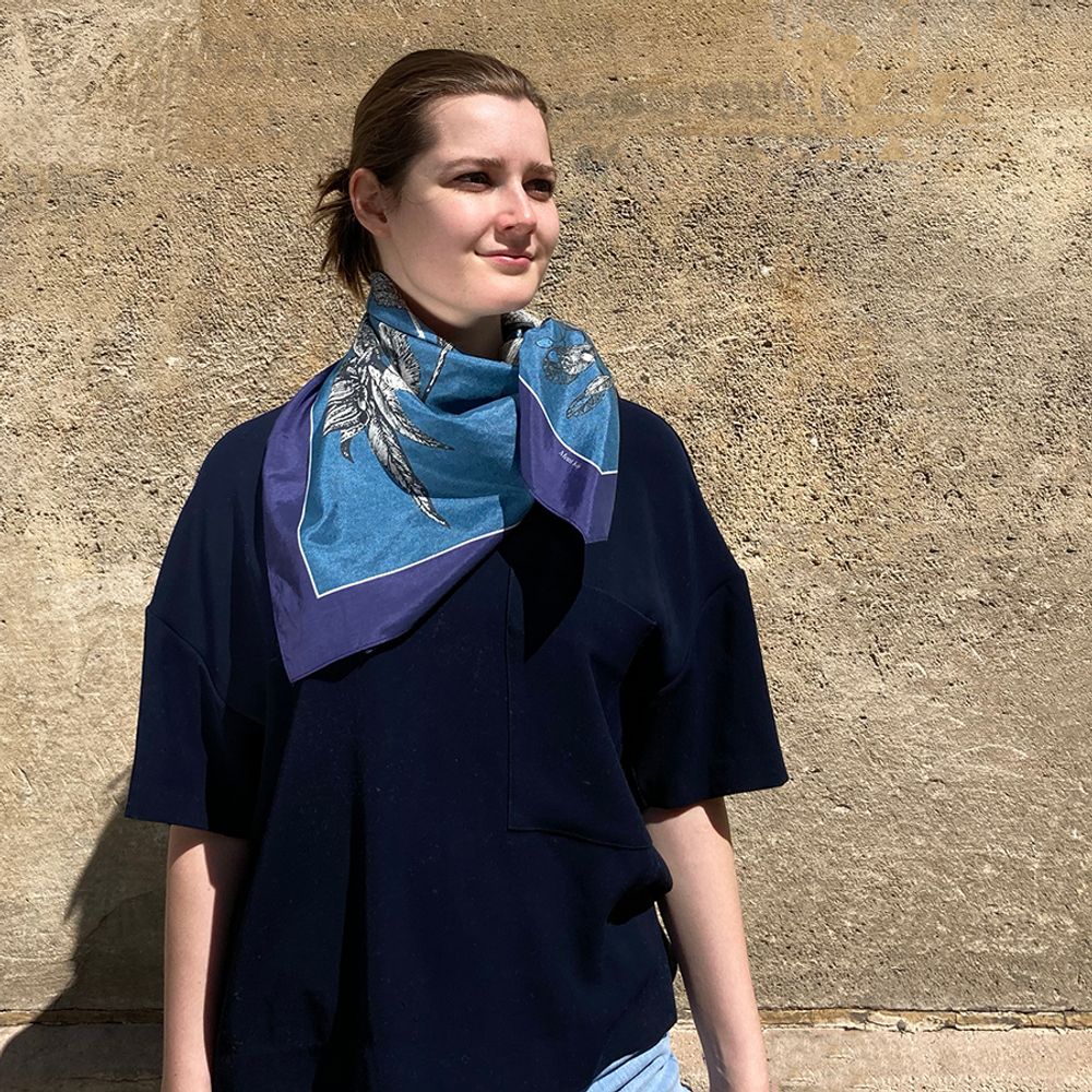 Scarves - Selene Cotton & Silk Scarf - MONT KIJI