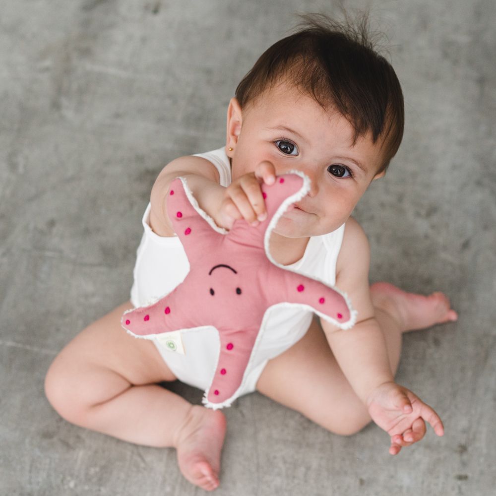 Gifts - Sea organic cotton rattles - APUNT BARCELONA