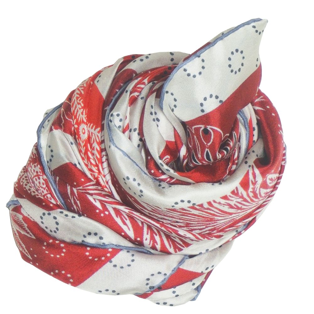 Scarves - Labyrinth Silk Scarf - MONT KIJI