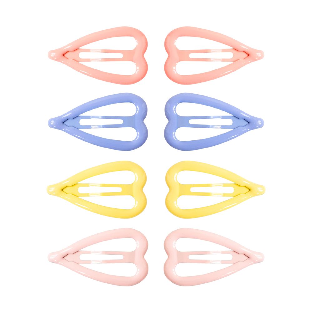 Kids accessories - PASTEL HEART BARRETTES - PETIT TRUC