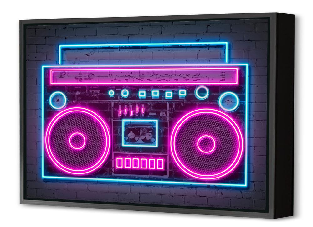 Affiches - Collection NEON ART - Série 3 - BLUE SHAKER