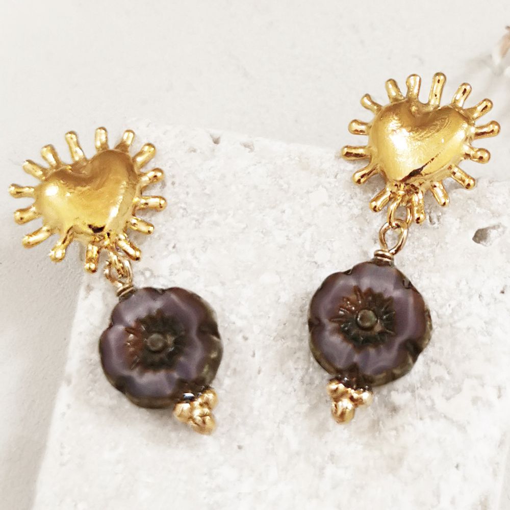 Bijoux - BOUCLES D'OREILLES BAHIA - ELISE TSIKIS PARIS