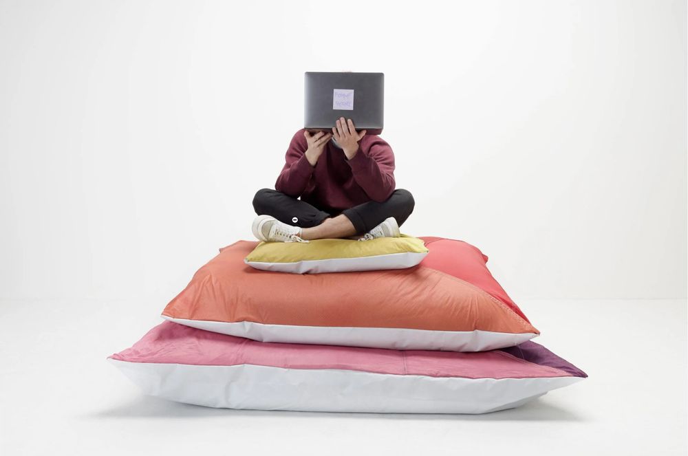 Poufs - [intérieur] Pouf Le Mini Johnny - LA TETE DANS LES NUAGES