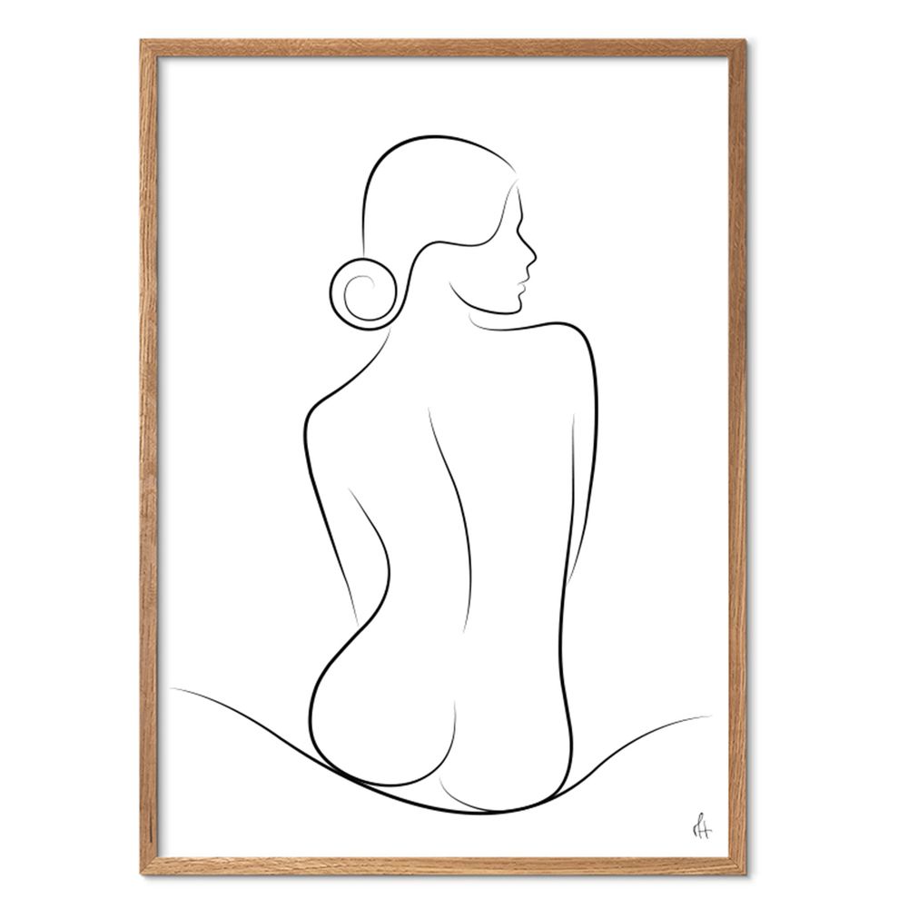 Affiches - Impression artistique Wave Silhouette  - METTEHANDBERG ART PRINTS